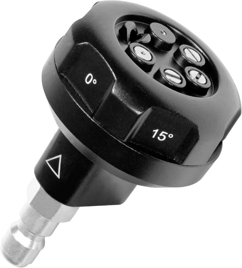 Giraffe Tools Adjustable 6-in-1 Quick Changeover, Power Washer Nozzle, 1/4" Quick Connect, 4000 PSI - Image 1